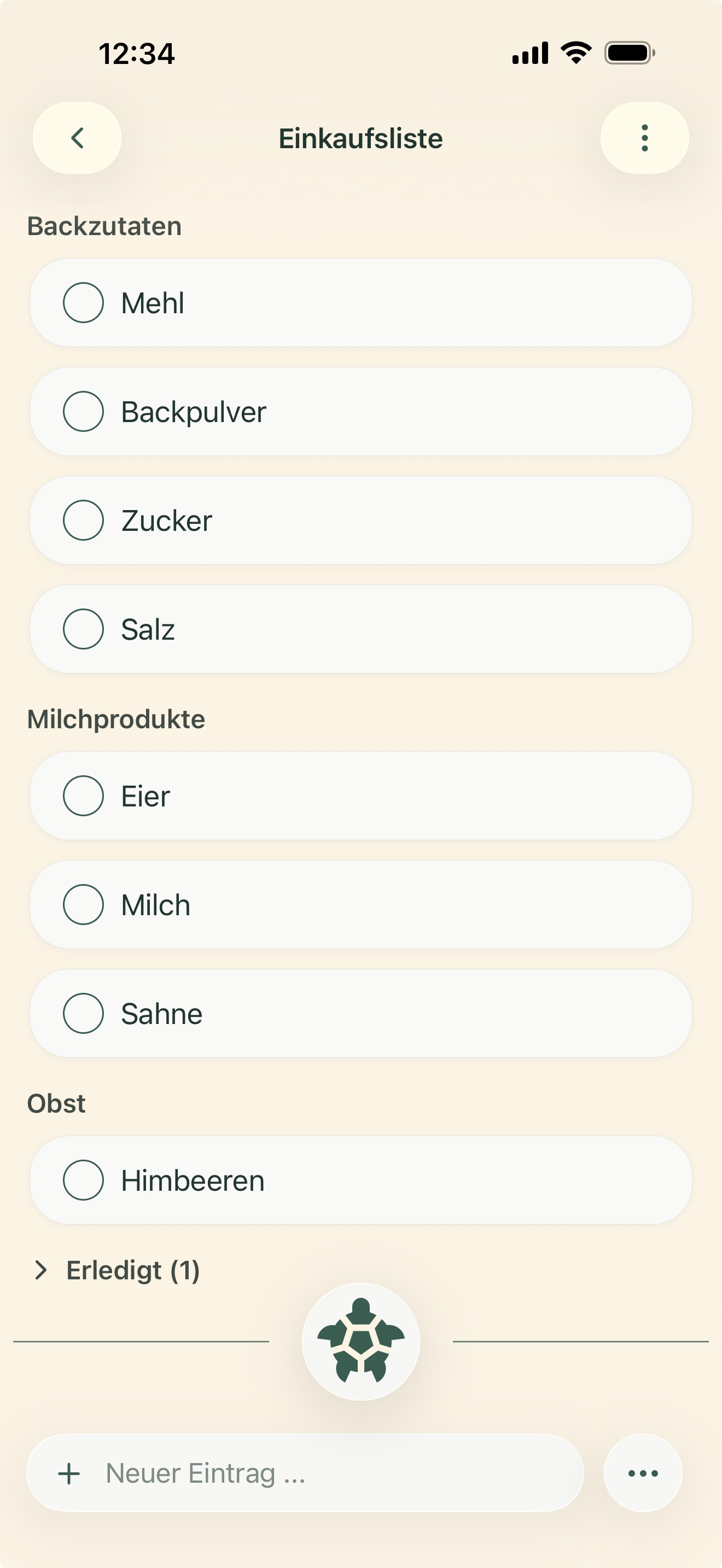 Fajo App Übersicht